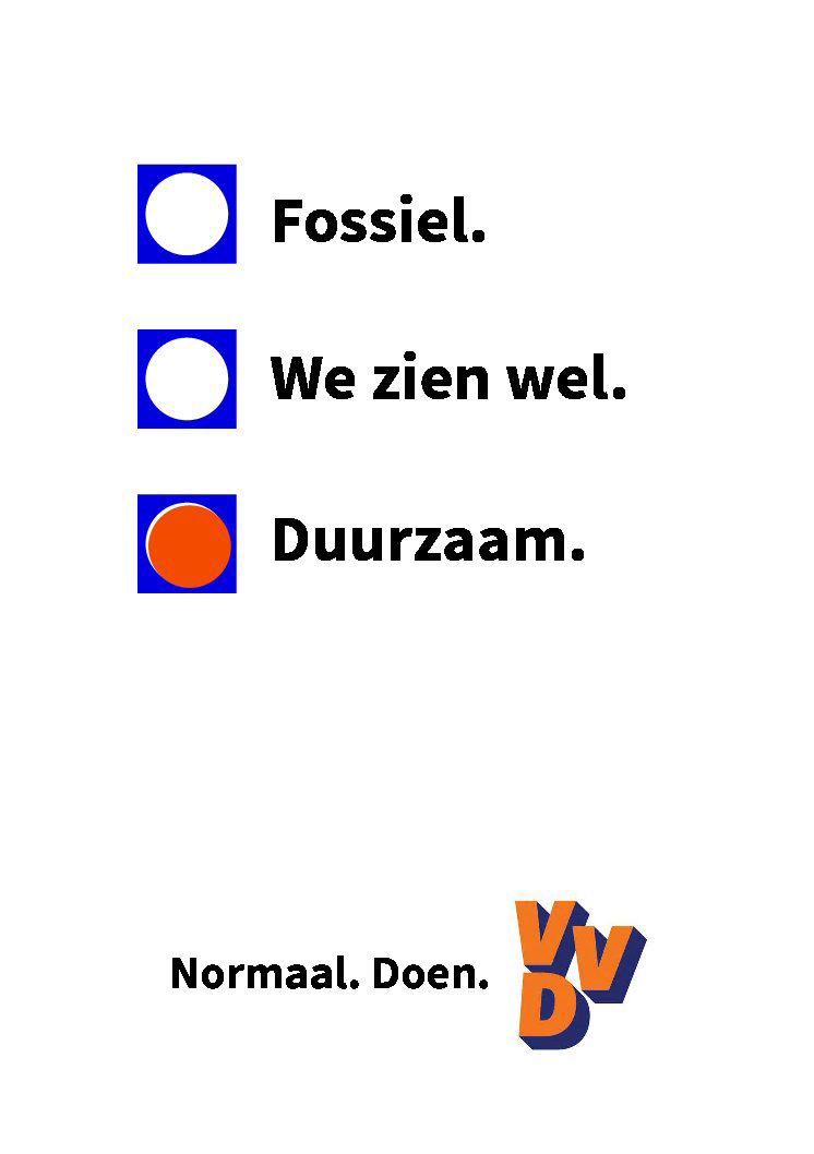 VVD poster