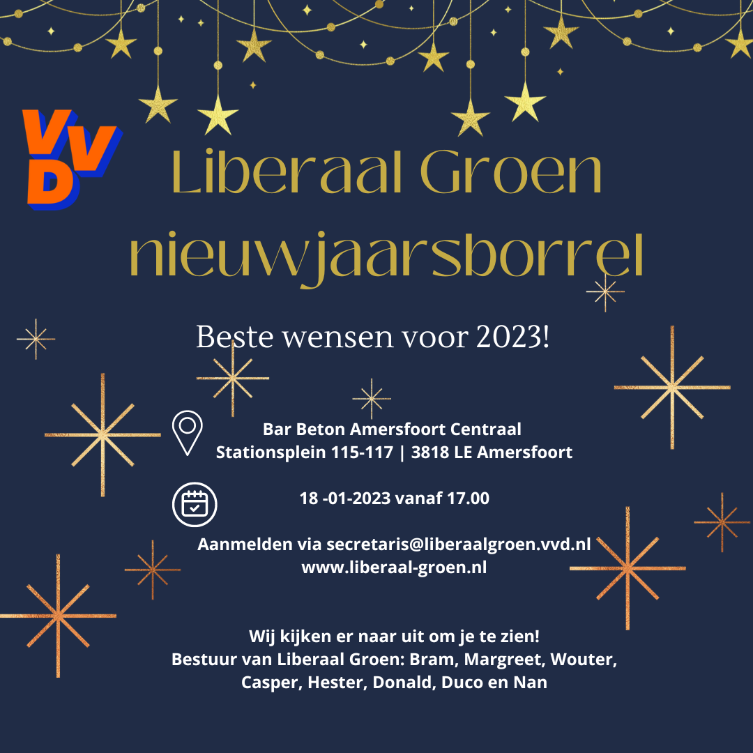 Liberaal Groen nieuwjaarsborrel