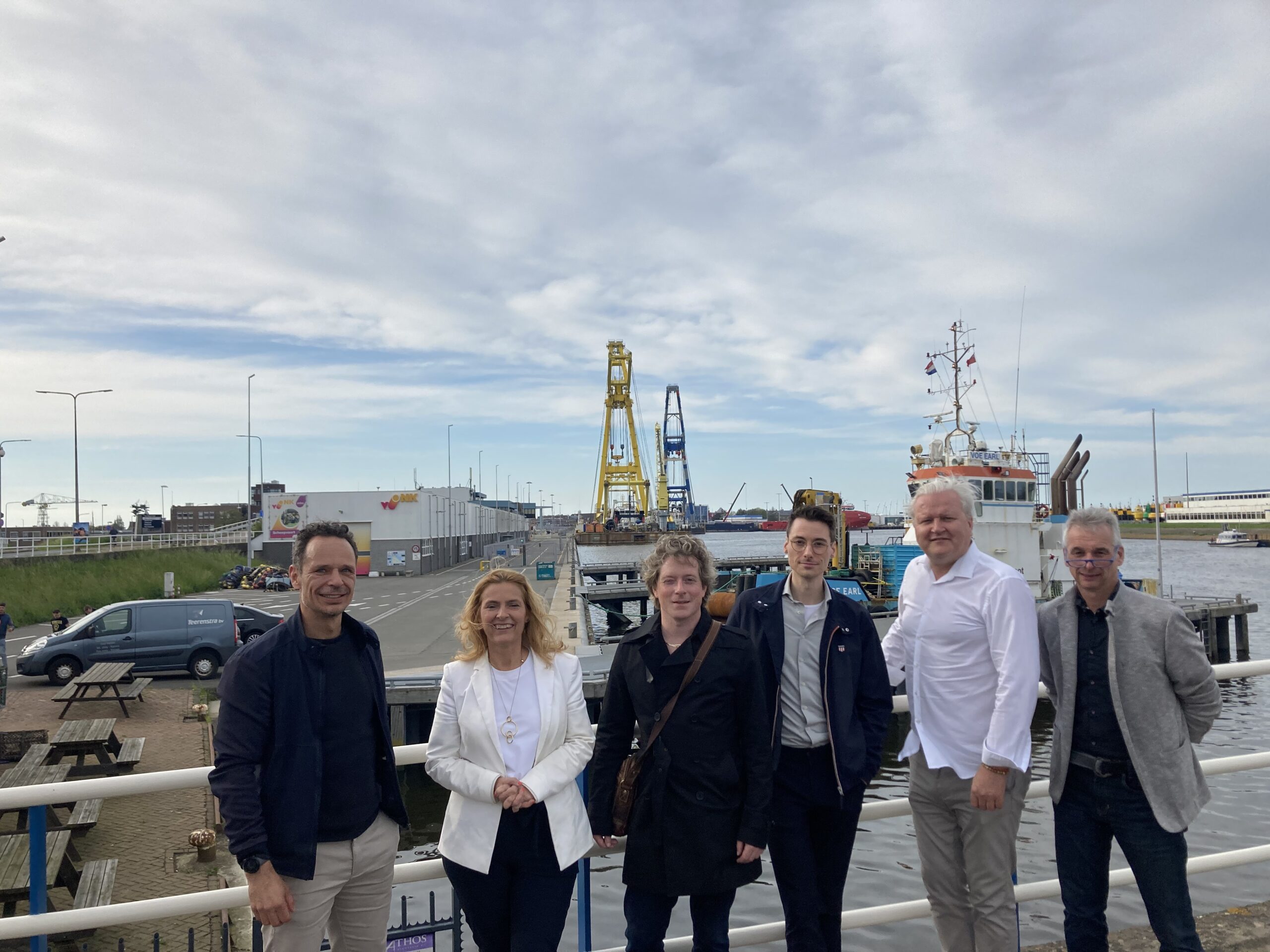 Werkbezoek aan Den Helder met Jeannette Baljeu